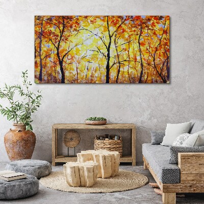 Obraz Canvas Złota jesień w lesie