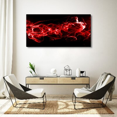Obraz Canvas Tańczące czerwone smugi
