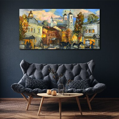 Obraz Canvas Urokliwa ulica w jesiennej scenerii