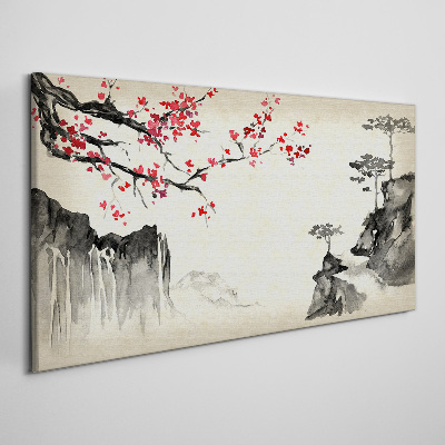 Obraz Canvas Azjatycki Wiśnia Drzewa