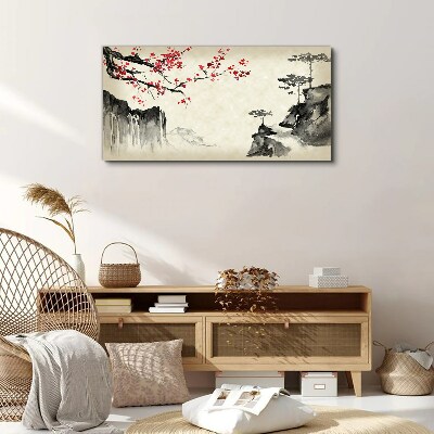 Obraz Canvas Azjatycki Wiśnia Drzewa