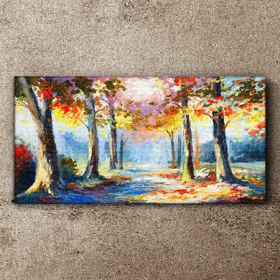 Obraz Canvas Jesienna aleja
