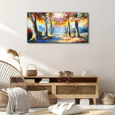 Obraz Canvas Jesienna aleja