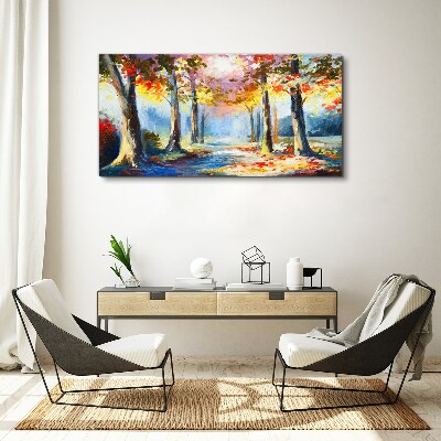Obraz Canvas Jesienna aleja