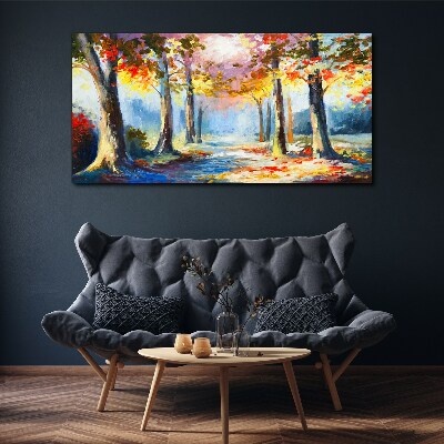 Obraz Canvas Jesienna aleja