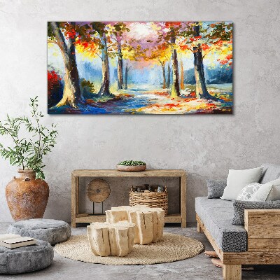 Obraz Canvas Jesienna aleja