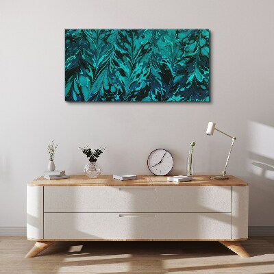 Obraz Canvas Turkusowe wiry abstrakcji