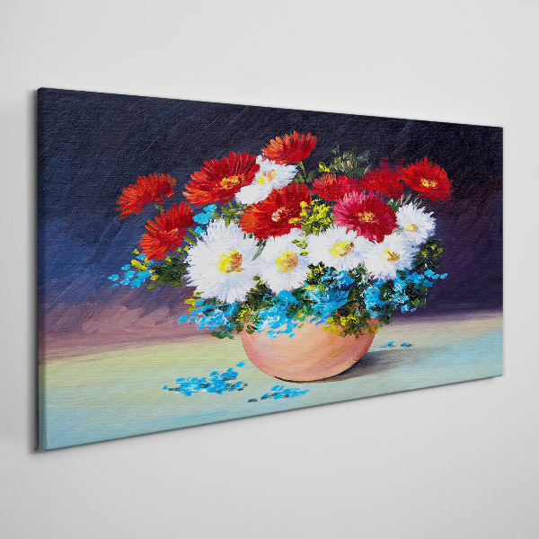 Obraz Canvas Kwiatowy bukiet w wazonie
