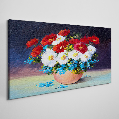 Obraz Canvas Kwiatowy bukiet w wazonie