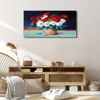 Obraz Canvas Kwiatowy bukiet w wazonie