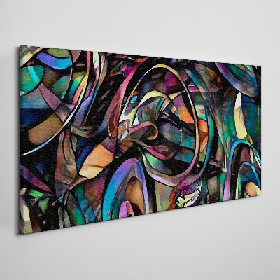 Obraz Canvas Kolorowe abstrakcje w szkle