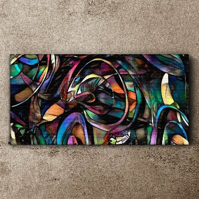 Obraz Canvas Kolorowe abstrakcje w szkle