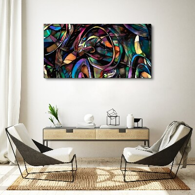 Obraz Canvas Kolorowe abstrakcje w szkle