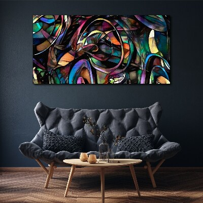 Obraz Canvas Kolorowe abstrakcje w szkle