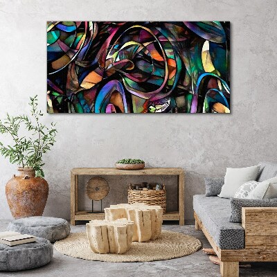 Obraz Canvas Kolorowe abstrakcje w szkle
