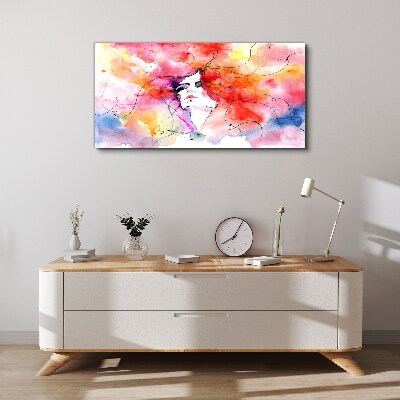 Obraz Canvas Kolorowa refleksja emocji
