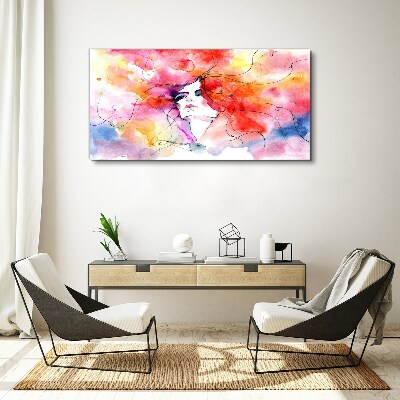 Obraz Canvas Kolorowa refleksja emocji