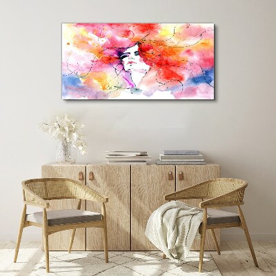 Obraz Canvas Kolorowa refleksja emocji