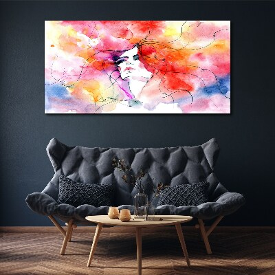 Obraz Canvas Kolorowa refleksja emocji