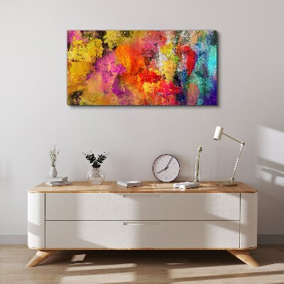 Obraz Canvas Kolorowy chaos abstrakcji