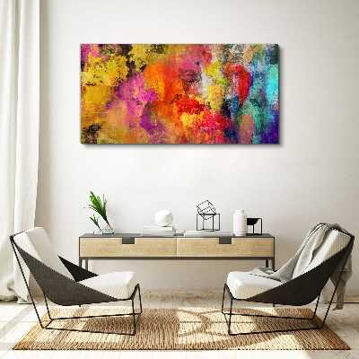 Obraz Canvas Kolorowy chaos abstrakcji