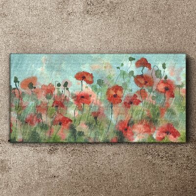 Obraz Canvas Kwiatowy pejzaż w wiosennej aurze