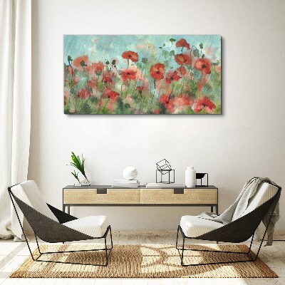 Obraz Canvas Kwiatowy pejzaż w wiosennej aurze