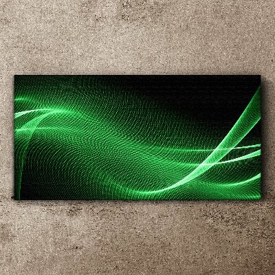 Obraz Canvas Zielone fale energii