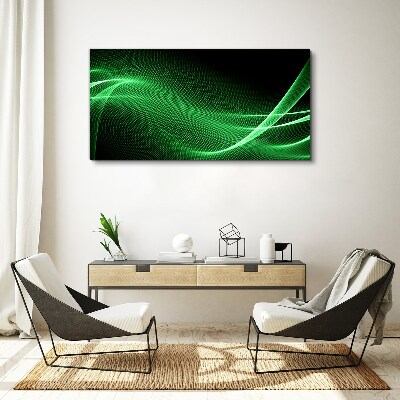 Obraz Canvas Zielone fale energii