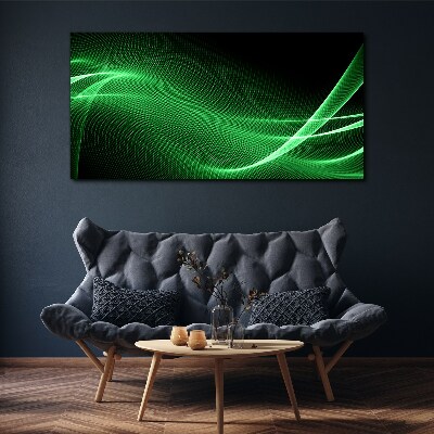 Obraz Canvas Zielone fale energii