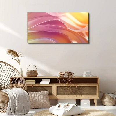 Obraz Canvas Fale kolorów w pastelowych odcieniach