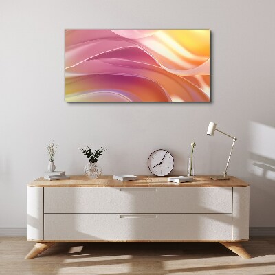 Obraz Canvas Fale kolorów w pastelowych odcieniach
