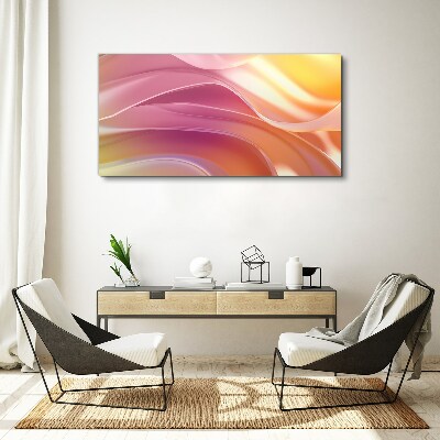 Obraz Canvas Fale kolorów w pastelowych odcieniach