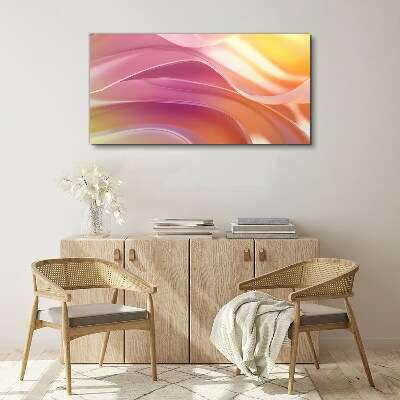 Obraz Canvas Fale kolorów w pastelowych odcieniach