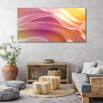 Obraz Canvas Fale kolorów w pastelowych odcieniach