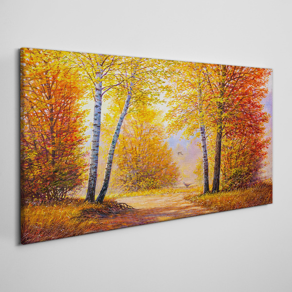 Obraz Canvas Złota jesień w lesie