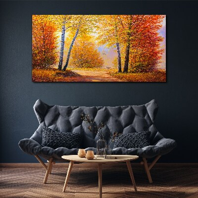 Obraz Canvas Złota jesień w lesie