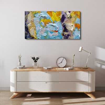 Obraz Canvas „Abstrakcyjna eksplozja kolorów”