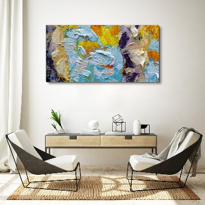 Obraz Canvas „Abstrakcyjna eksplozja kolorów”