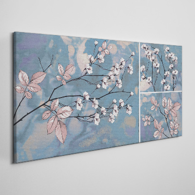 Obraz Canvas kwiaty gałęzie