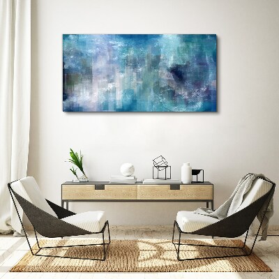 Obraz Canvas Abstrakcyjna gra kolorów w niebieskościach