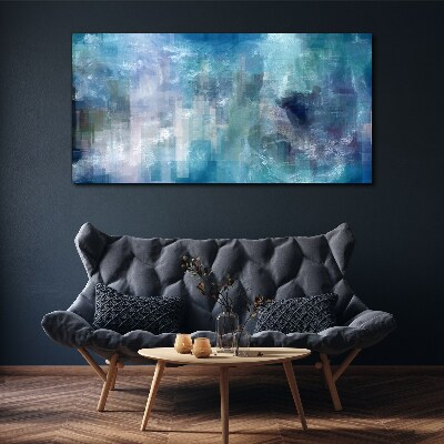 Obraz Canvas Abstrakcyjna gra kolorów w niebieskościach