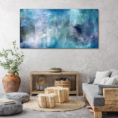 Obraz Canvas Abstrakcyjna gra kolorów w niebieskościach