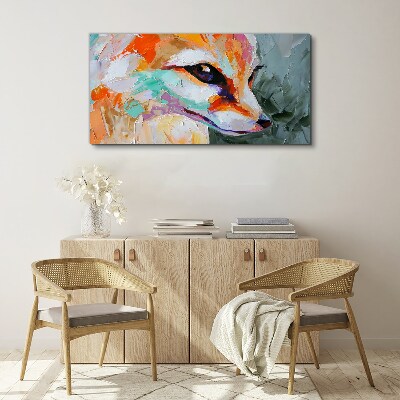 Obraz na Płótnie abstrakcja zwierzę lis