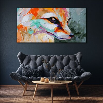 Obraz na Płótnie abstrakcja zwierzę lis