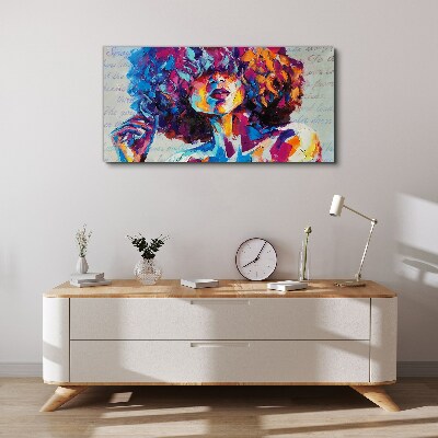 Obraz Canvas Kolorowa Portretowa Ekspresja