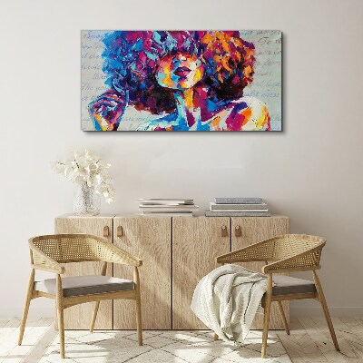 Obraz Canvas Kolorowa Portretowa Ekspresja