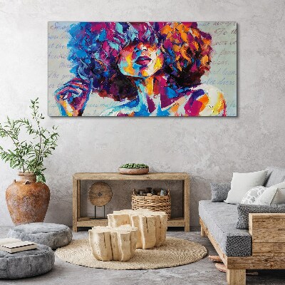 Obraz Canvas Kolorowa Portretowa Ekspresja