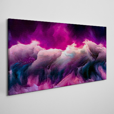 Obraz Canvas Fale kolorów w purpurze