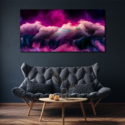 Obraz Canvas Fale kolorów w purpurze